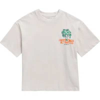 Denim And Flower Kids' Beach Palm Graphic T-shirt In White