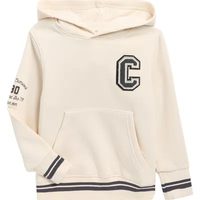 Denim And Flower Kids' C Tipped Sweater In Neutral