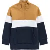 Denim And Flower Kids' Half Zip Pullover In Multi