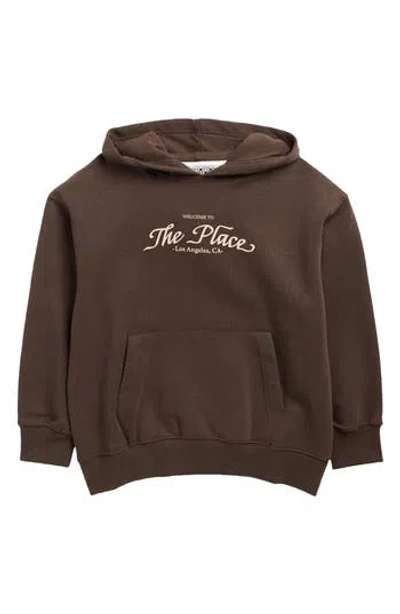 Denim And Flower Kids' Los Angeles Graphic Pullover Hoodie In Multi