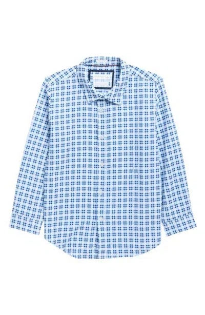 Denim And Flower Kids' Plaid Button-up Shirt In White