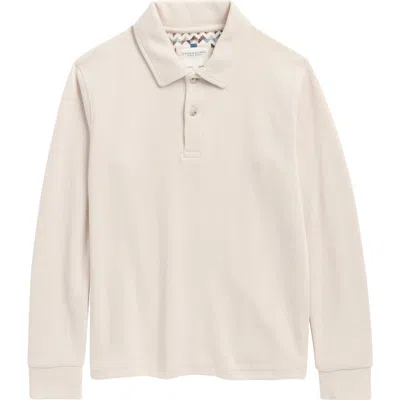 Denim And Flower Kids' Textured Long Sleeve T-shirt In Smoky Vanilla
