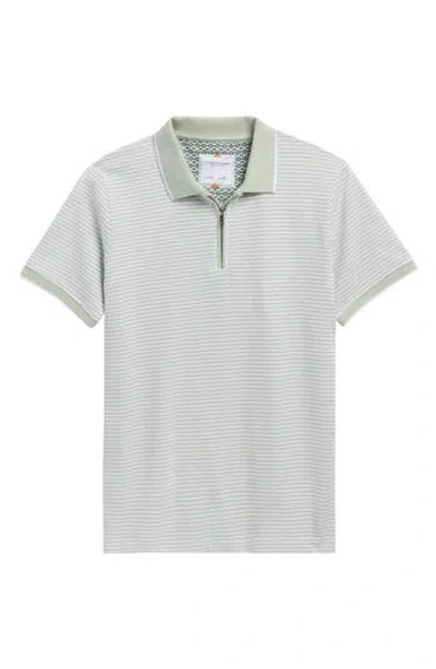 Denim And Flower Kids' Tipped Polo In Green