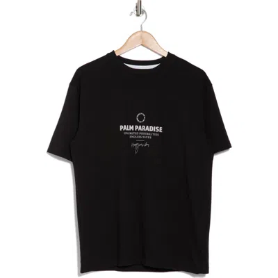 Denim And Flower Palm Paradise Graphic T-shirt