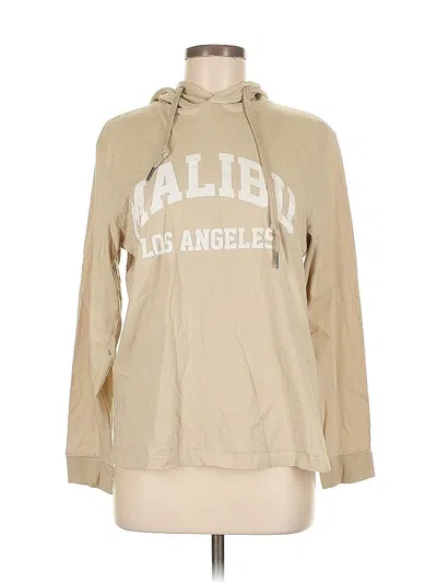 Pre-owned Denim And Flower Pullover Sweater In Brown