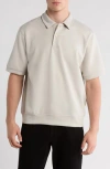 Denim And Flower Relaxed Fit Polo In Neutral