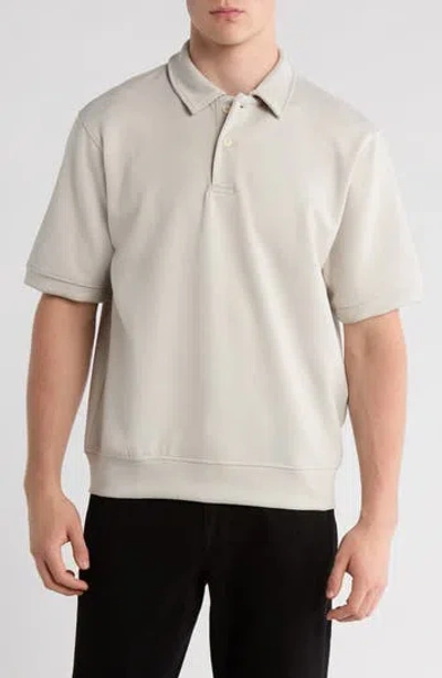 Denim And Flower Relaxed Fit Polo In Neutral