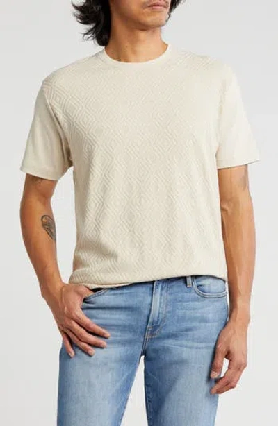 Denim And Flower Sanded Diamond T-shirt