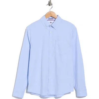 Denim And Flower Solid Oxford Button-down Shirt In Blue