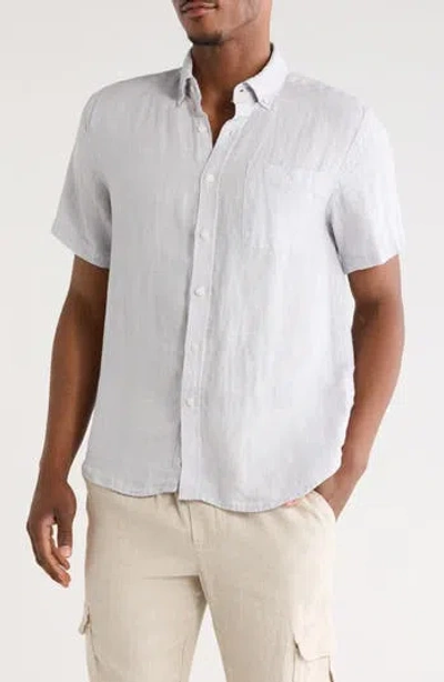 Denim And Flower Stonnington Linen Button-down Shirt In Neutral
