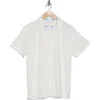 Denim And Flower Textured Button-up Shirt In White