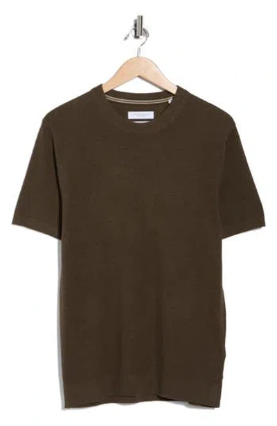 Denim And Flower True Sweater T-shirt In Brown
