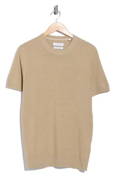 Denim And Flower True Sweater T-shirt In Brown