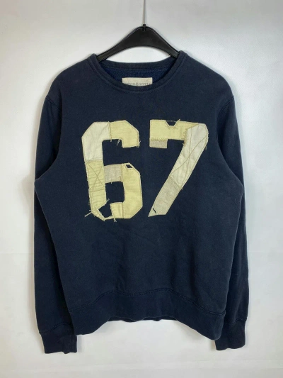 Pre-owned Denim And Supply Ralph Lauren X Vintage Denim&supply Ralph Laurent 67 Sweatshirt In Navy Blue