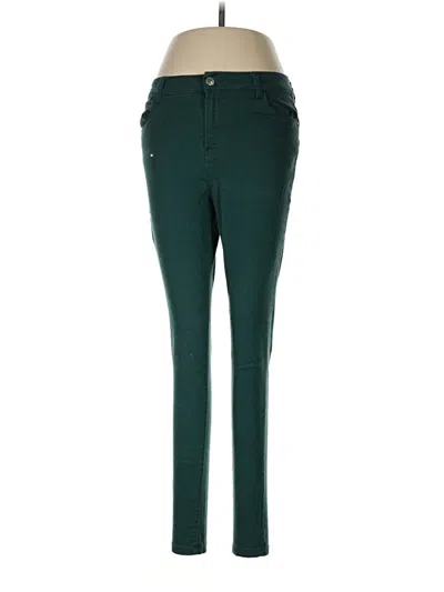 Pre-owned Denim Co Casual Pants In Green