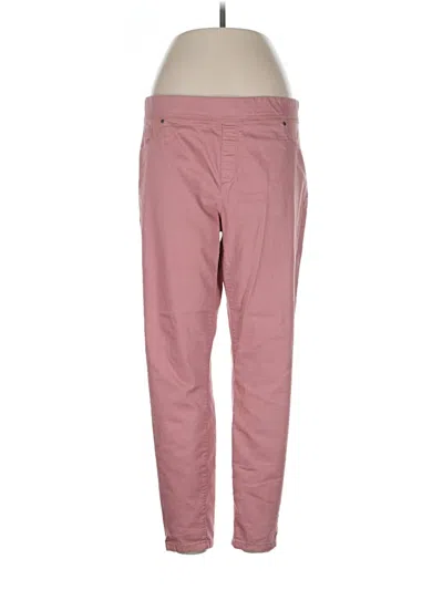 Pre-owned Denim Co Casual Pants In Pink