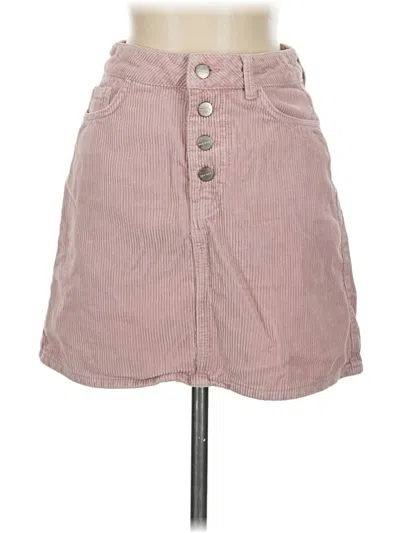 Pre-owned Denim Co Casual Skirt In Pink