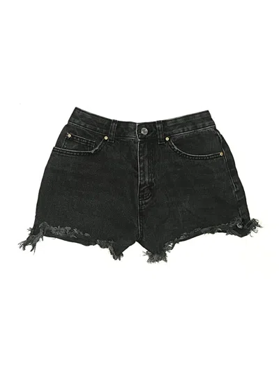 Pre-owned Denim Co Denim Shorts In Black
