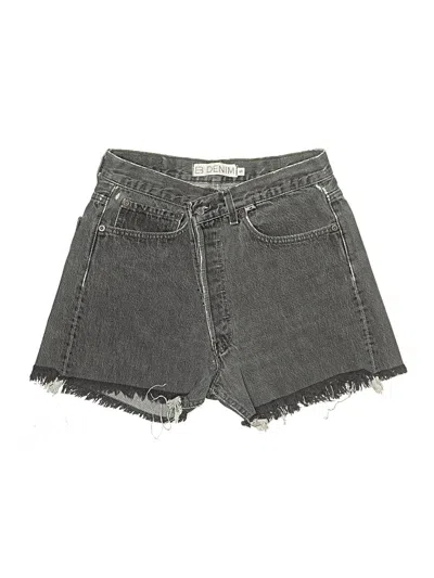 Pre-owned Denim Co Denim Shorts In Gray