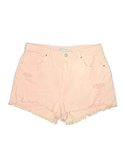 Pre-owned Denim Co Denim Shorts In Pink