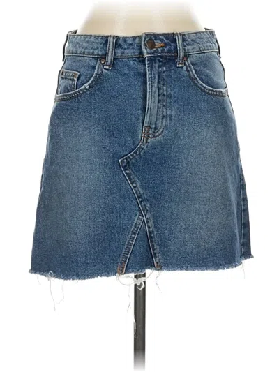 Pre-owned Denim Co Denim Skirt In Blue