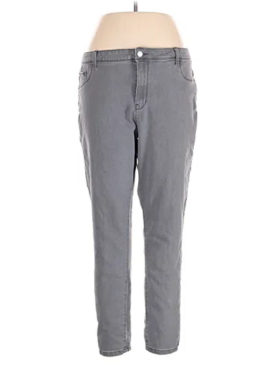 Pre-owned Denim Co Jeans In Gray