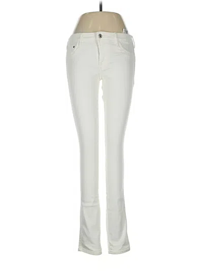 Pre-owned Denim Co Jeans In Ivory