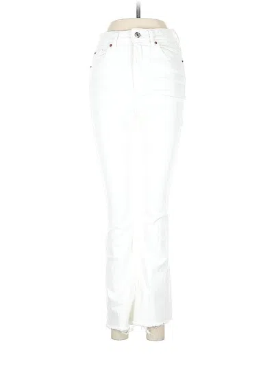Pre-owned Denim Co Jeans In White