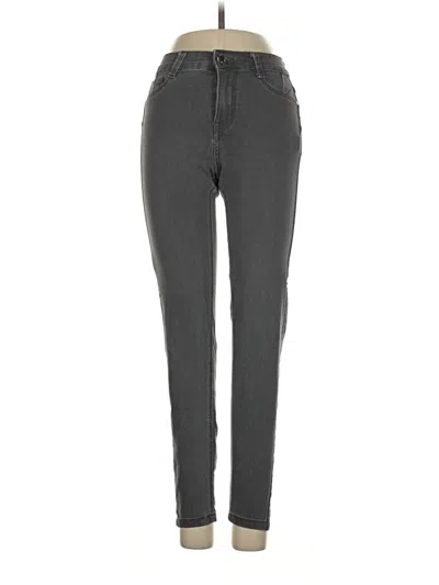Pre-owned Denim Co Jeggings In Gray