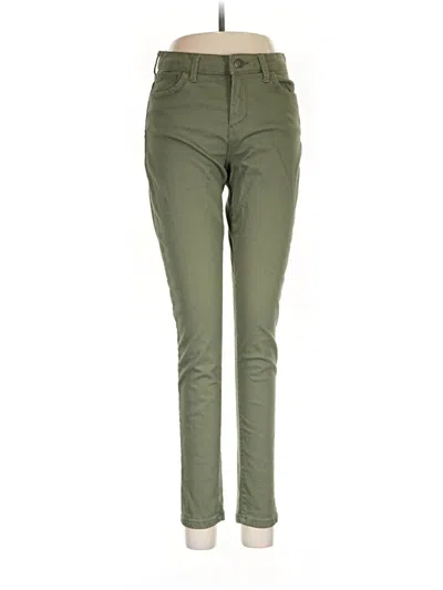 Pre-owned Denim Co Jeggings In Green