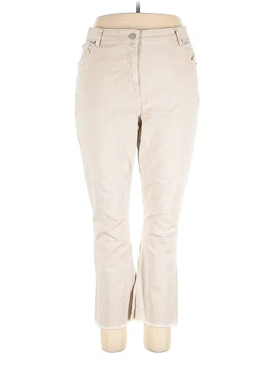 Pre-owned Denim Co Khaki Pant In Brown