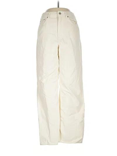 Pre-owned Denim Forum Casual Pants In Ivory