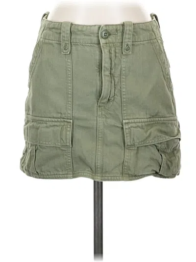 Pre-owned Denim Forum Casual Skirt In Green