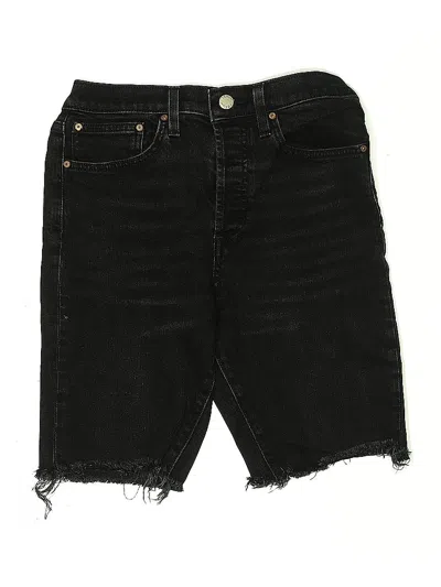 Pre-owned Denim Forum Denim Shorts In Black