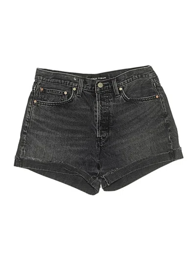 Pre-owned Denim Forum Denim Shorts In Black