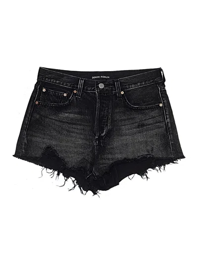 Pre-owned Denim Forum Denim Shorts In Black