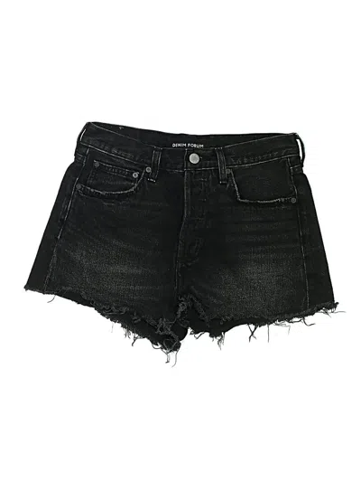Pre-owned Denim Forum Denim Shorts In Black