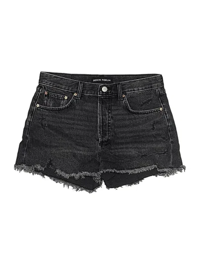 Pre-owned Denim Forum Denim Shorts In Black