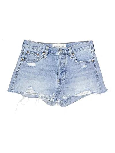 Pre-owned Denim Forum Denim Shorts In Blue
