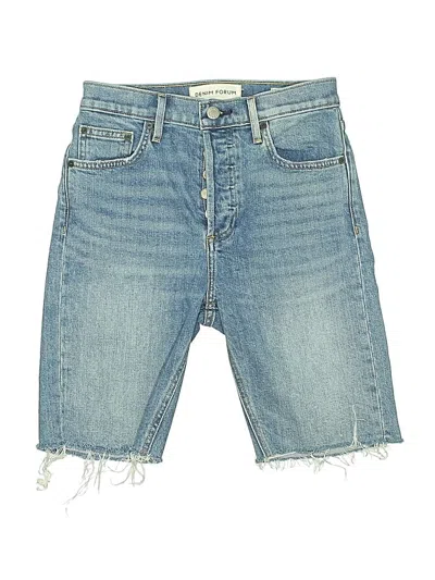 Pre-owned Denim Forum Denim Shorts In Blue