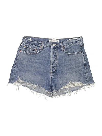 Pre-owned Denim Forum Denim Shorts In Blue
