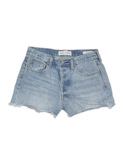 Pre-owned Denim Forum Denim Shorts In Blue