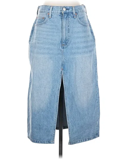 Pre-owned Denim Forum Denim Skirt In Blue