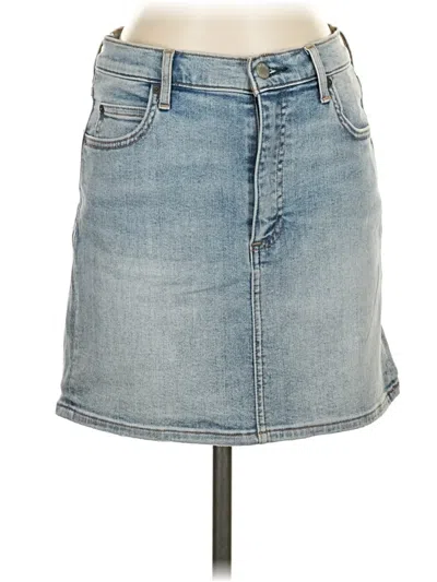 Pre-owned Denim Forum Denim Skirt In Blue