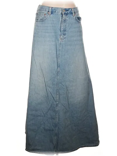 Pre-owned Denim Forum Denim Skirt In Blue