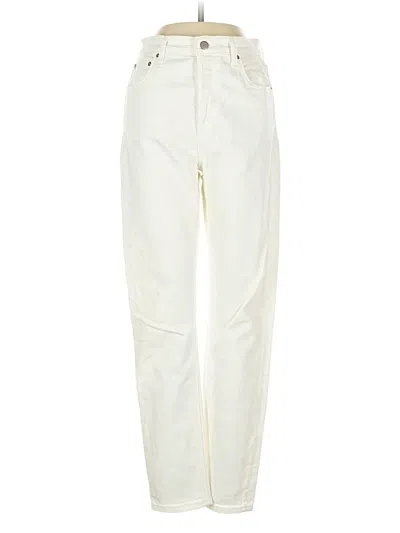 Pre-owned Denim Forum Jeans In Ivory
