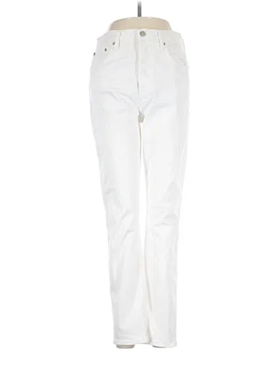 Pre-owned Denim Forum Jeans In Ivory