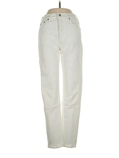 Pre-owned Denim Forum Jeans In Ivory