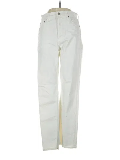 Pre-owned Denim Forum Jeans In Ivory