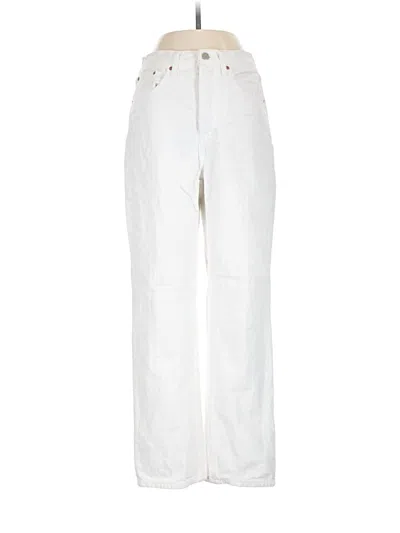 Pre-owned Denim Forum Jeans In Ivory